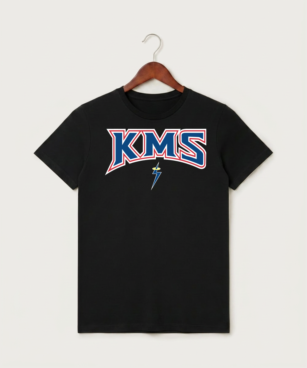 Kerkhoven-Murdock-Sunburg High School Football (Boys) - Black T-Shirt - Full Front