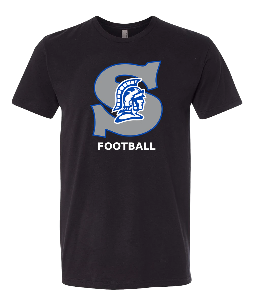 Southwest Football - Black T-Shirt - Full Front
