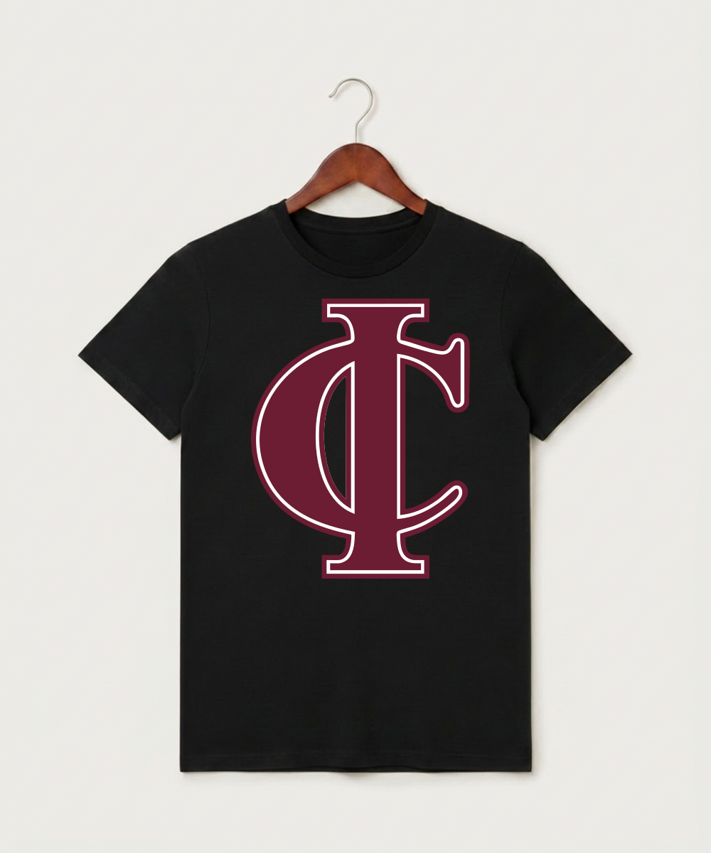 Crosby Ironton High School Football (Boys) - Black T-Shirt - Full Front