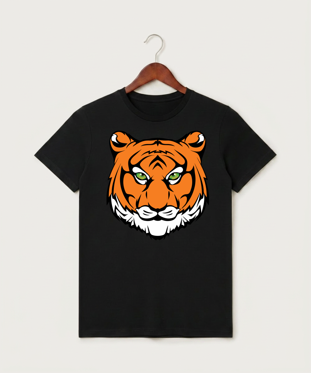 Princeton High School Football (Boys) - Black T-Shirt - Full Front