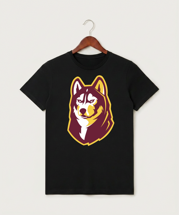 Pillager High School Football (Boys) - Black T-Shirt - Full Front