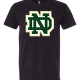 Notre Dame Hockey - Black T-Shirt - Full Front