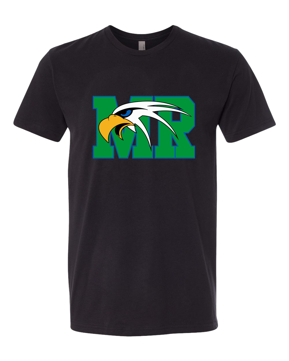Maple River - Black T-Shirt - Full Front