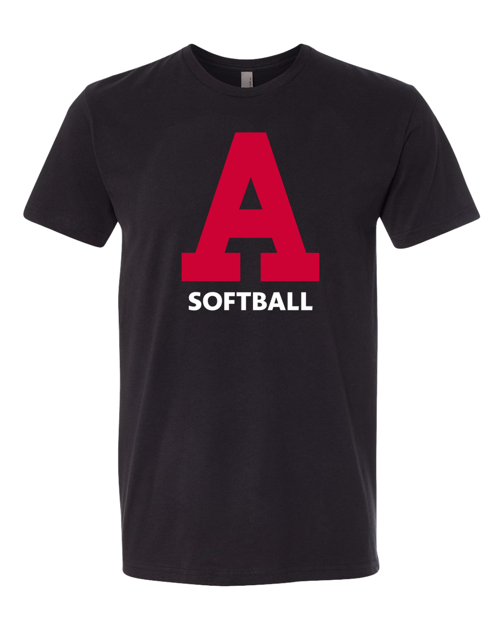 Austin Softball - Black T-Shirt - Full Front