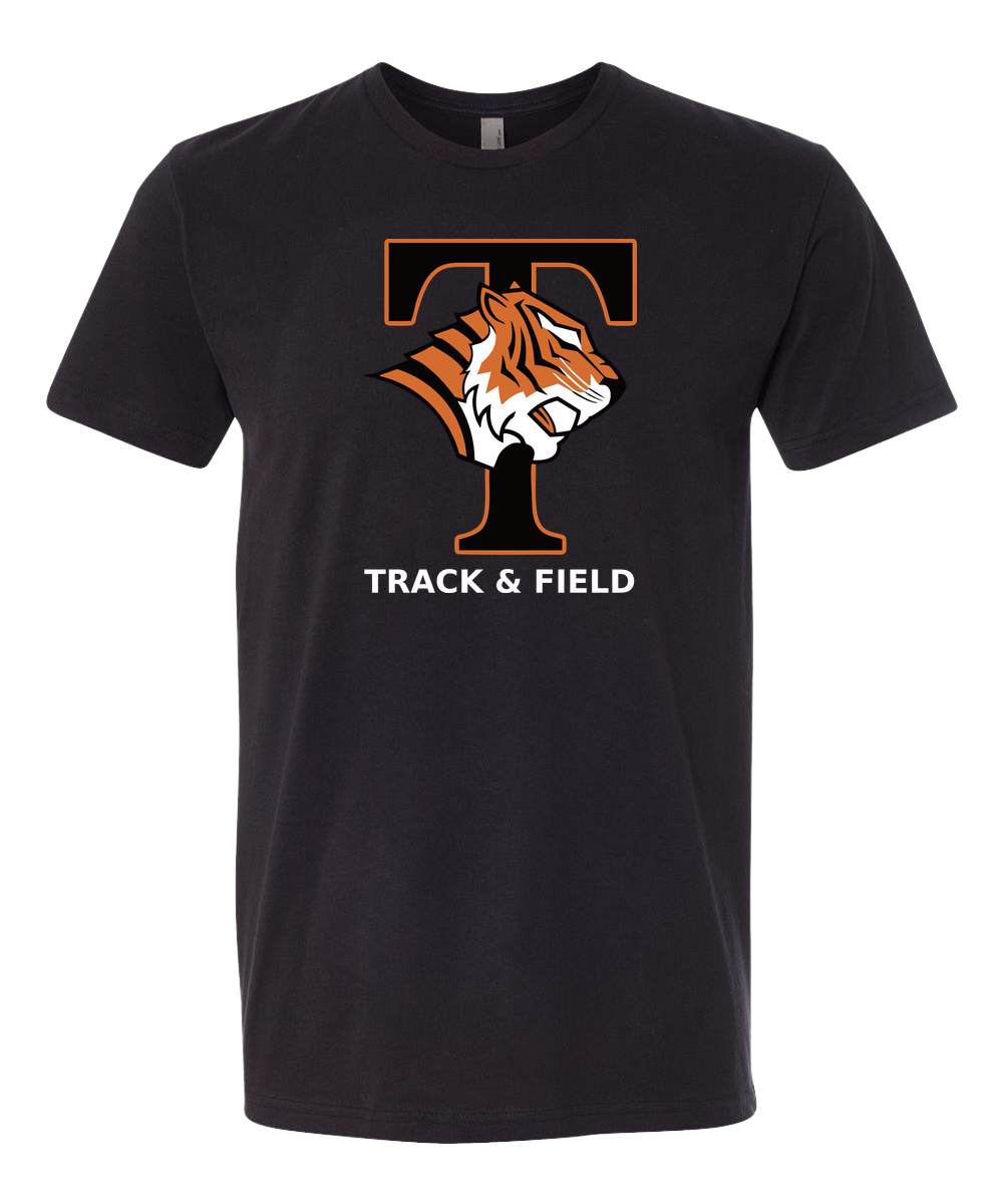 St. Cloud Tech Track & Field - Black T-Shirt - Full Front