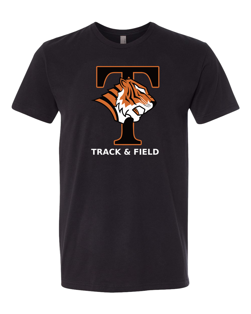 St. Cloud Tech Track & Field - Black T-Shirt - Full Front