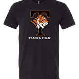 St. Cloud Tech Track & Field - Black T-Shirt - Full Front