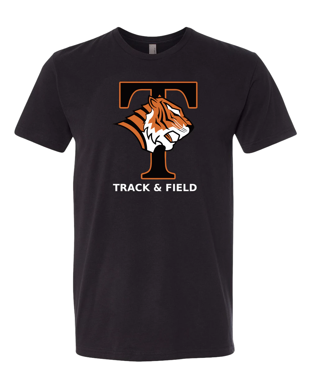 St. Cloud Tech Track & Field - Black T-Shirt - Full Front