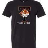 St. Cloud Tech Track & Field - Black T-Shirt - Full Front