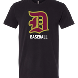 Denfeld Baseball - Black T-Shirt - Full Front