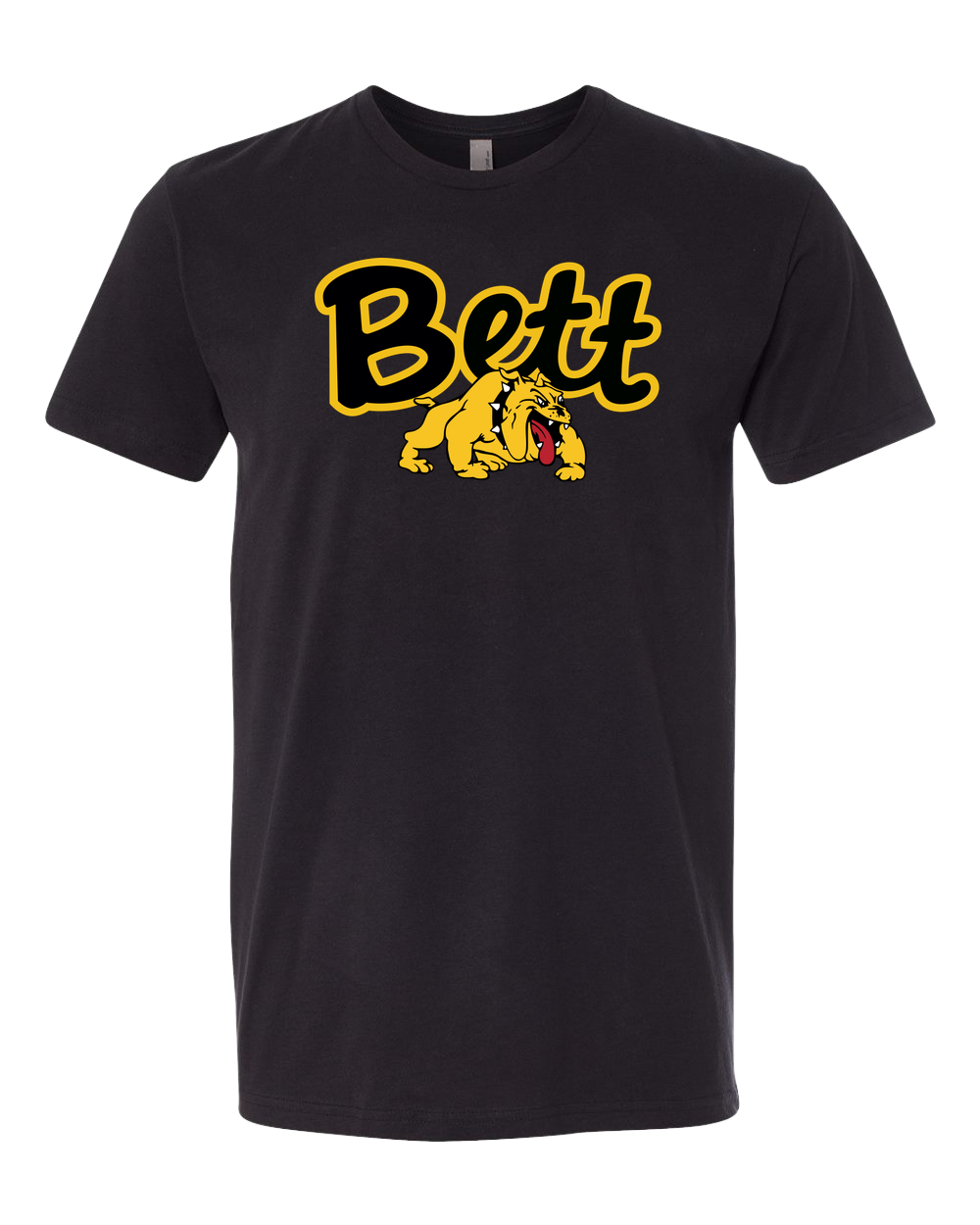 Test 222 - Black T-Shirt - Full Front