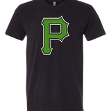 Pipestone Baseball - Black T-Shirt - Full Front