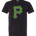 Pipestone Baseball - Black T-Shirt - Full Front