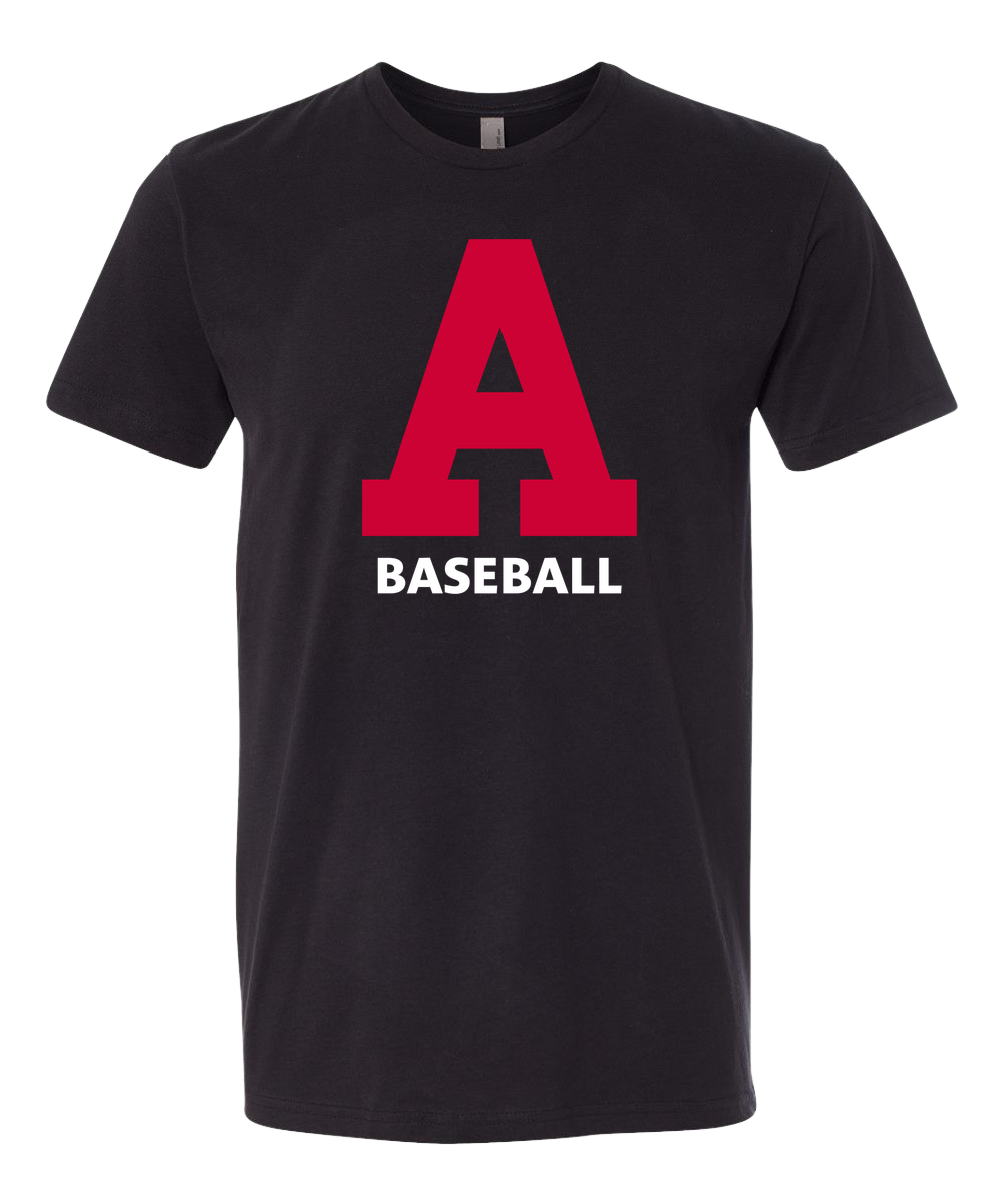 Austin Baseball - Black T-Shirt - Full Front