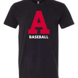 Austin Baseball - Black T-Shirt - Full Front