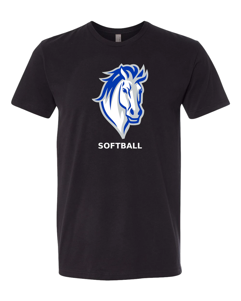 Mora Softball - Black T-Shirt - Full Front