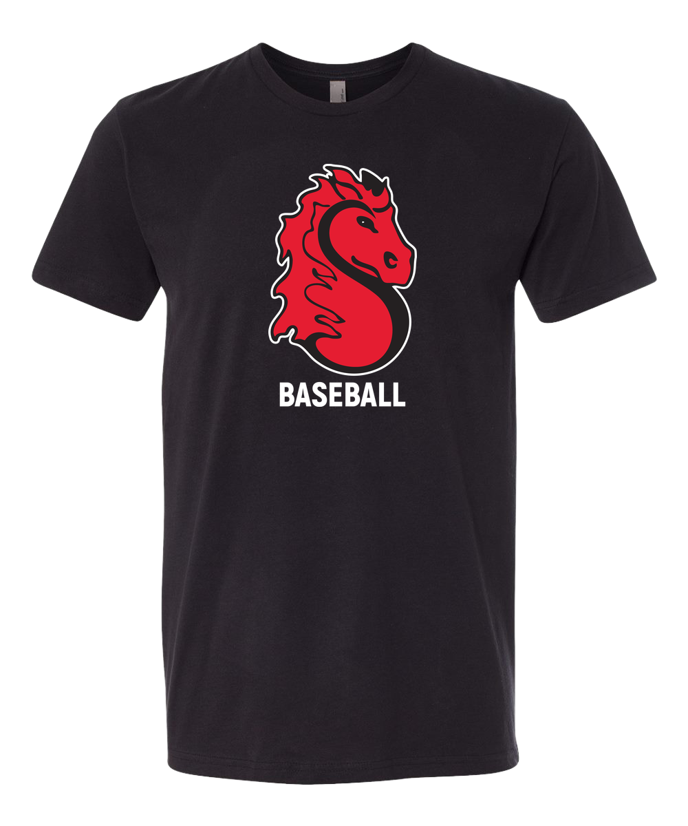 Stillwater Baseball - Black T-Shirt - Full Front