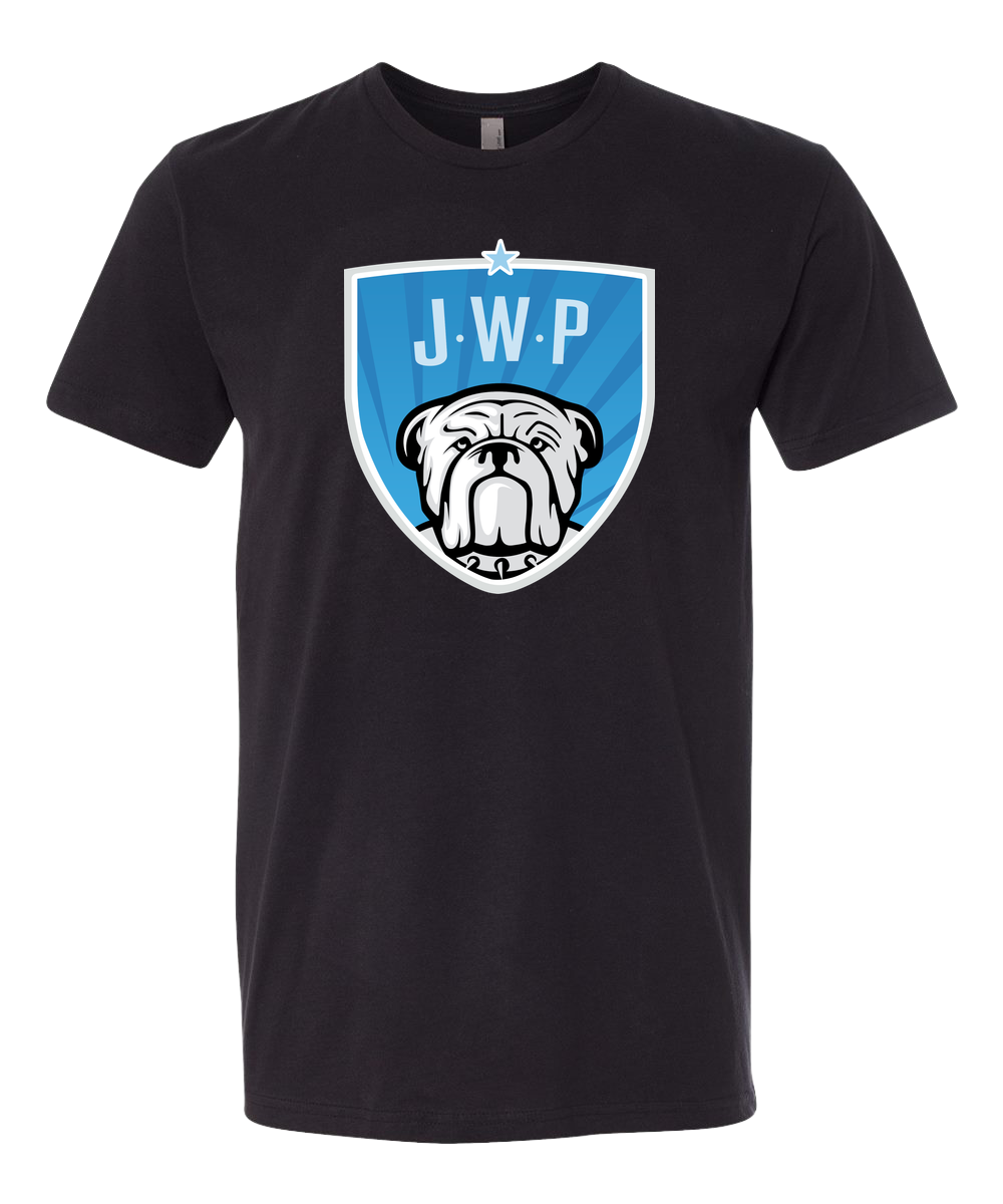 JWP Youth Baseball and Softball - Black T-Shirt - Full Front