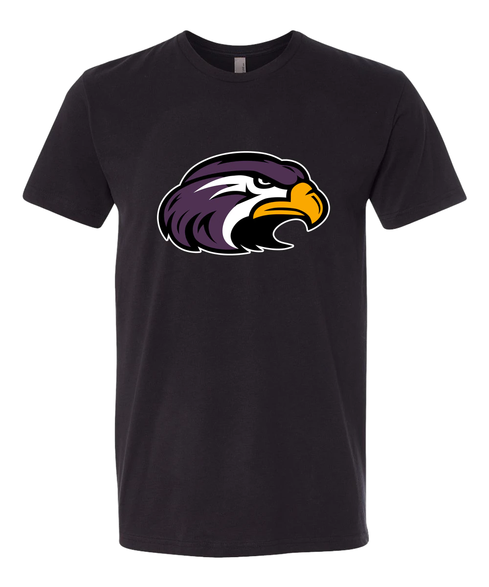 Montevideo Baseball - Black T-Shirt - Full Front
