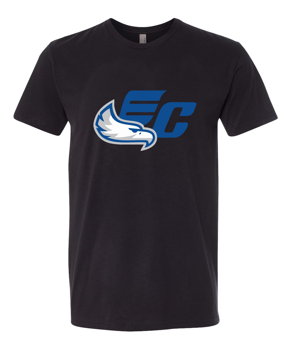 East Central Spring Sports - Black T-Shirt - Full Front