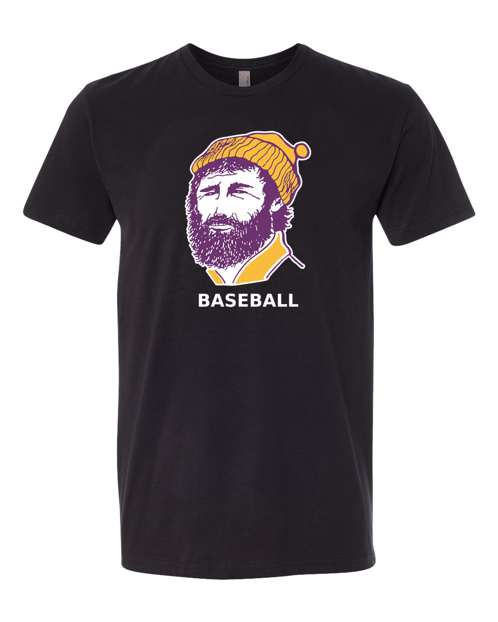 Cloquet Baseball - Black T-Shirt - Full Front