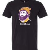 Cloquet Baseball - Black T-Shirt - Full Front