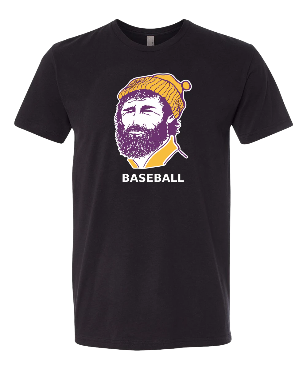 Cloquet Baseball - Black T-Shirt - Full Front