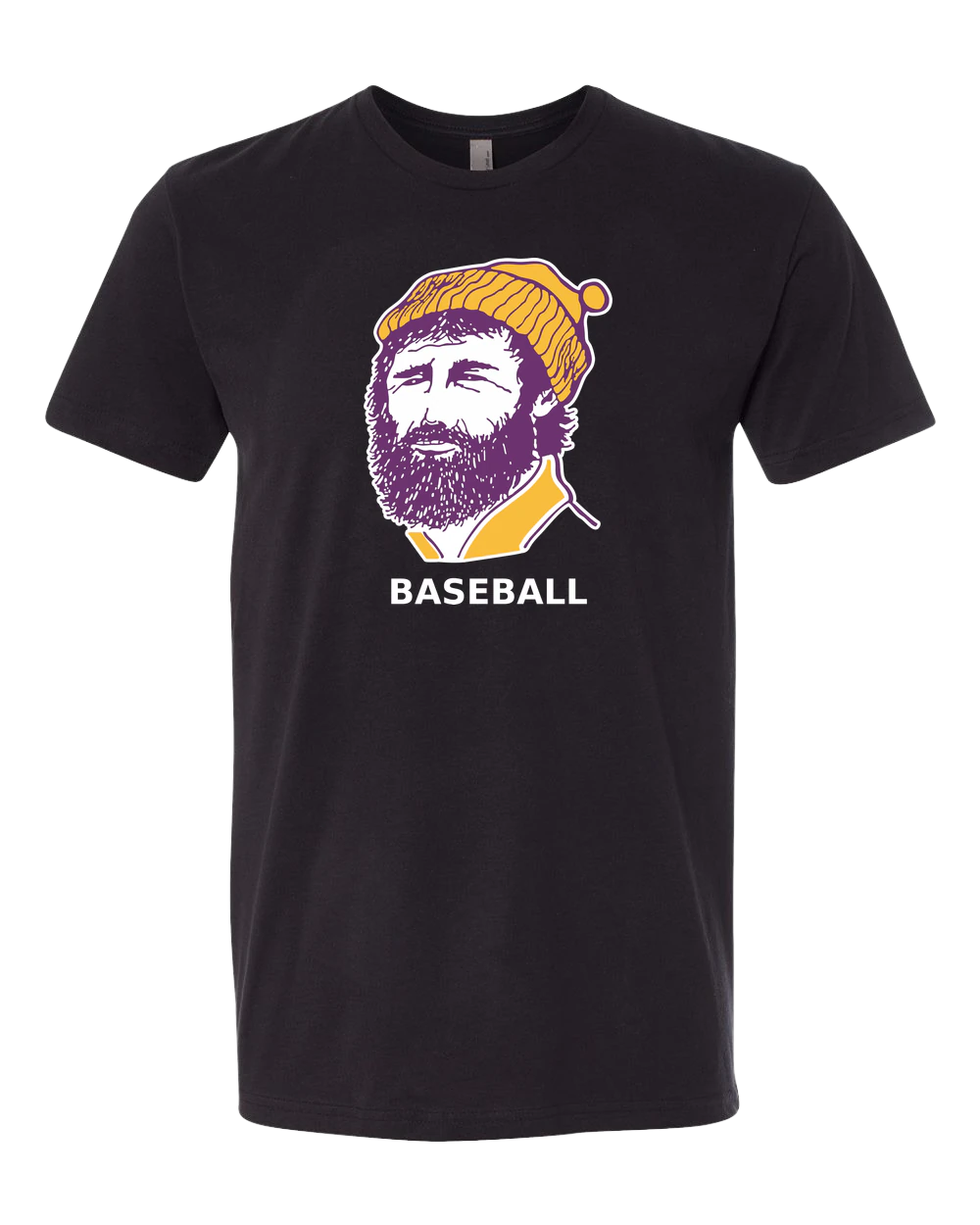 Cloquet Baseball - Black T-Shirt - Full Front