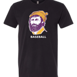 Cloquet Baseball - Black T-Shirt - Full Front