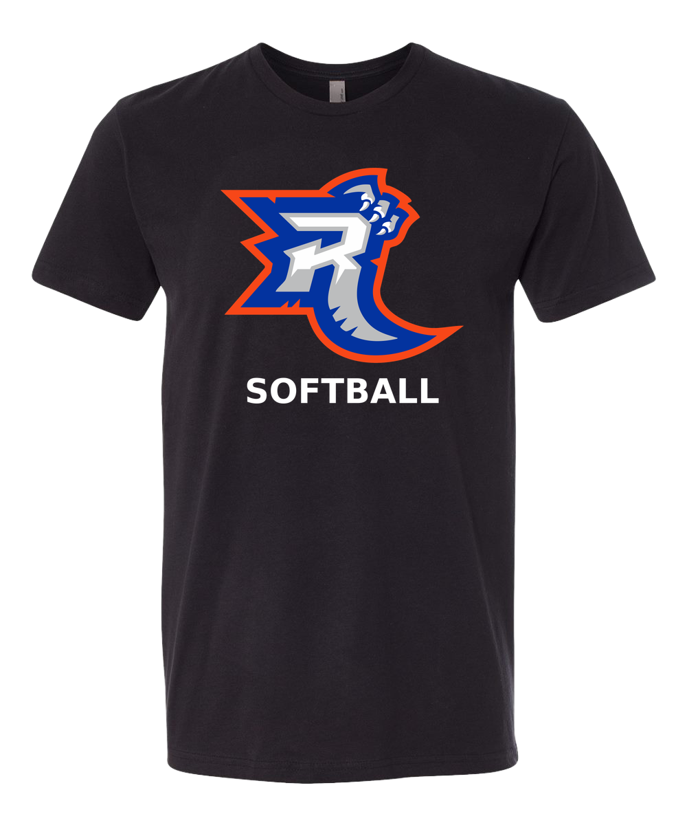 Carlton Wrenshall Softball - Black T-Shirt - Full Front