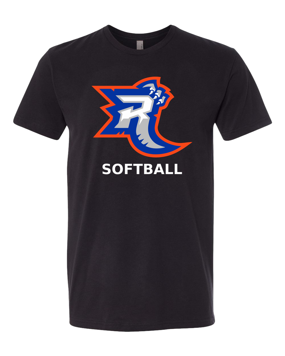 Carlton Wrenshall Softball - Black T-Shirt - Full Front