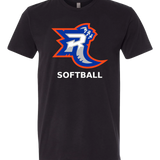 Carlton Wrenshall Softball - Black T-Shirt - Full Front