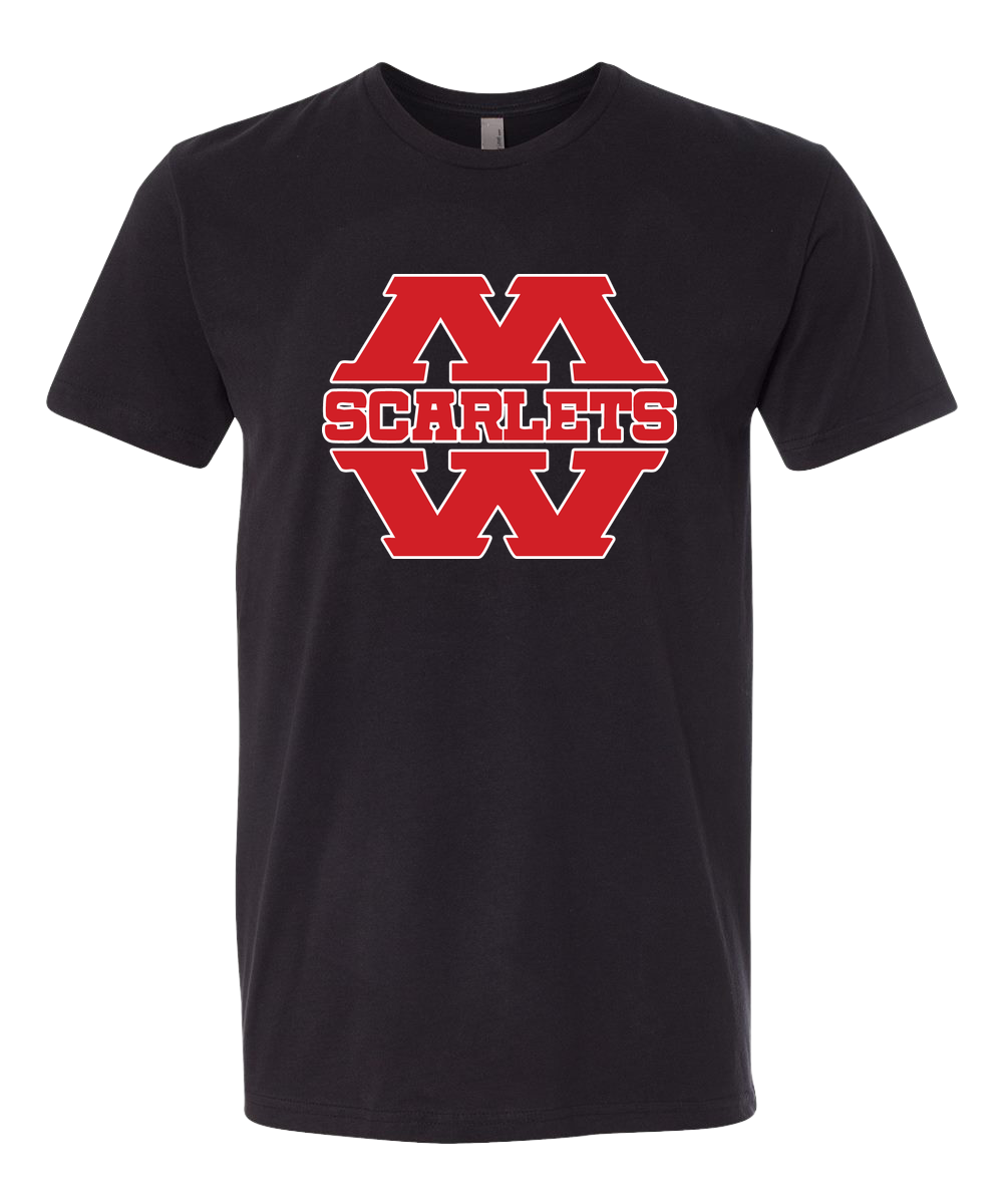Mankato West Track - Black T-Shirt - Full Front