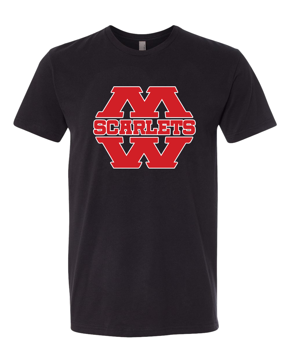 Mankato West Track - Black T-Shirt - Full Front