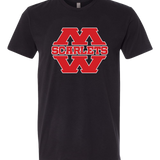 Mankato West Track - Black T-Shirt - Full Front
