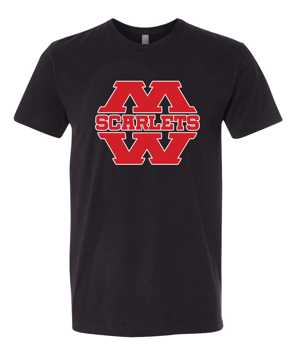 Mankato West Track - Black T-Shirt - Full Front