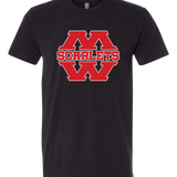 Mankato West Track - Black T-Shirt - Full Front