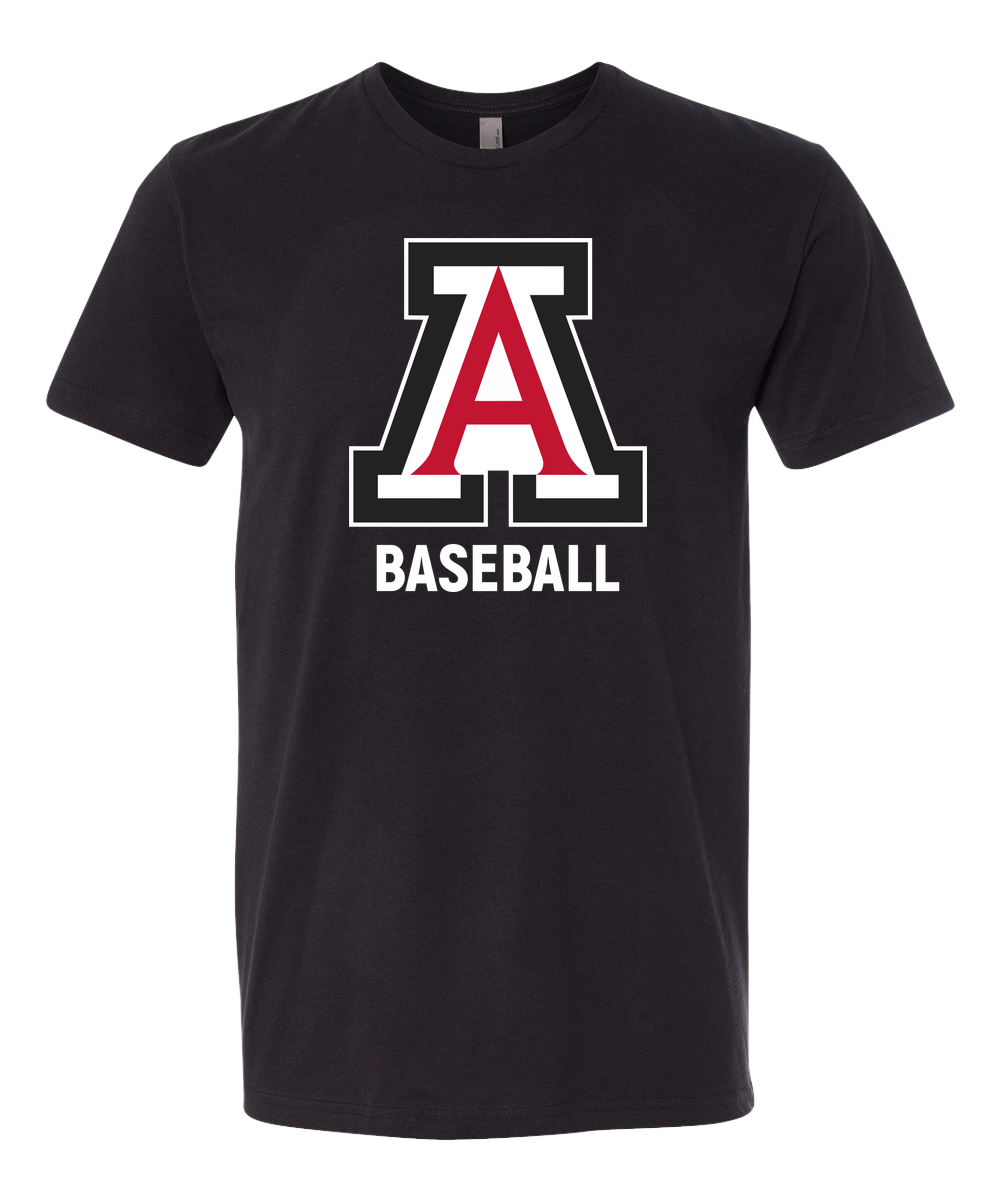 Amboy Baseball - Black T-Shirt - Full Front