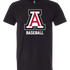 Amboy Baseball - Black T-Shirt - Full Front