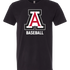 Amboy Baseball - Black T-Shirt - Full Front