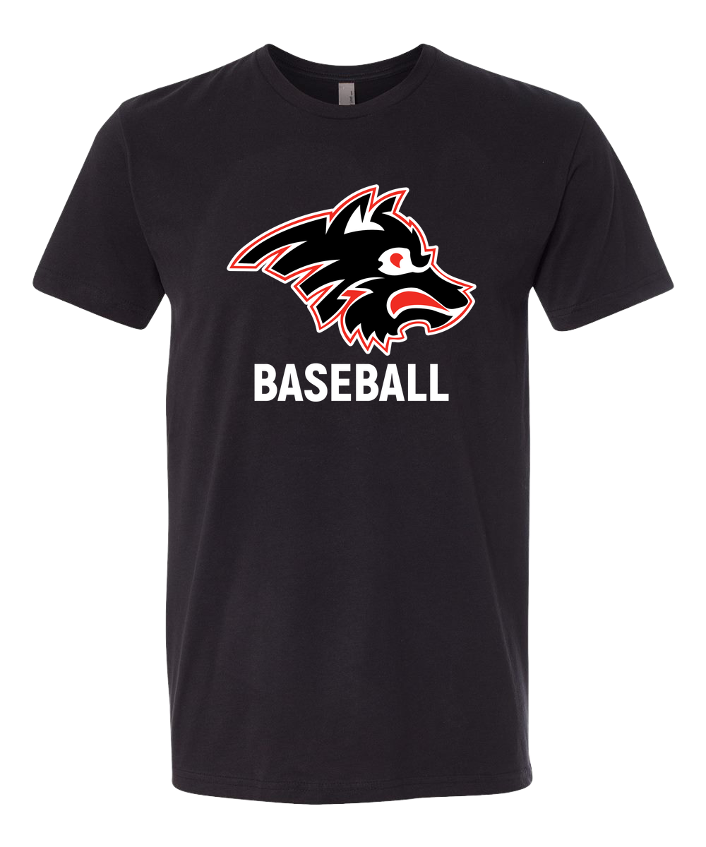Milaca Baseball - Black T-Shirt - Full Front