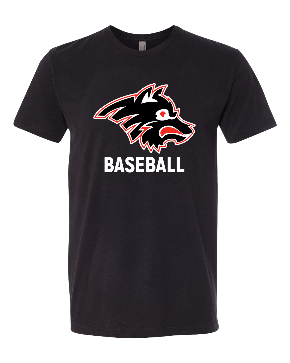 Milaca Baseball - Black T-Shirt - Full Front