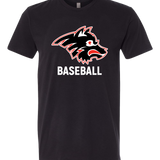 Milaca Baseball - Black T-Shirt - Full Front