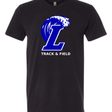 Lakeview Track - Black T-Shirt - Full Front