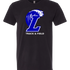 Lakeview Track - Black T-Shirt - Full Front