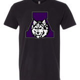 Albany Baseball and Softball - Black T-Shirt - Full Front
