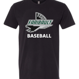 Faribault Baseball - Black T-Shirt - Full Front