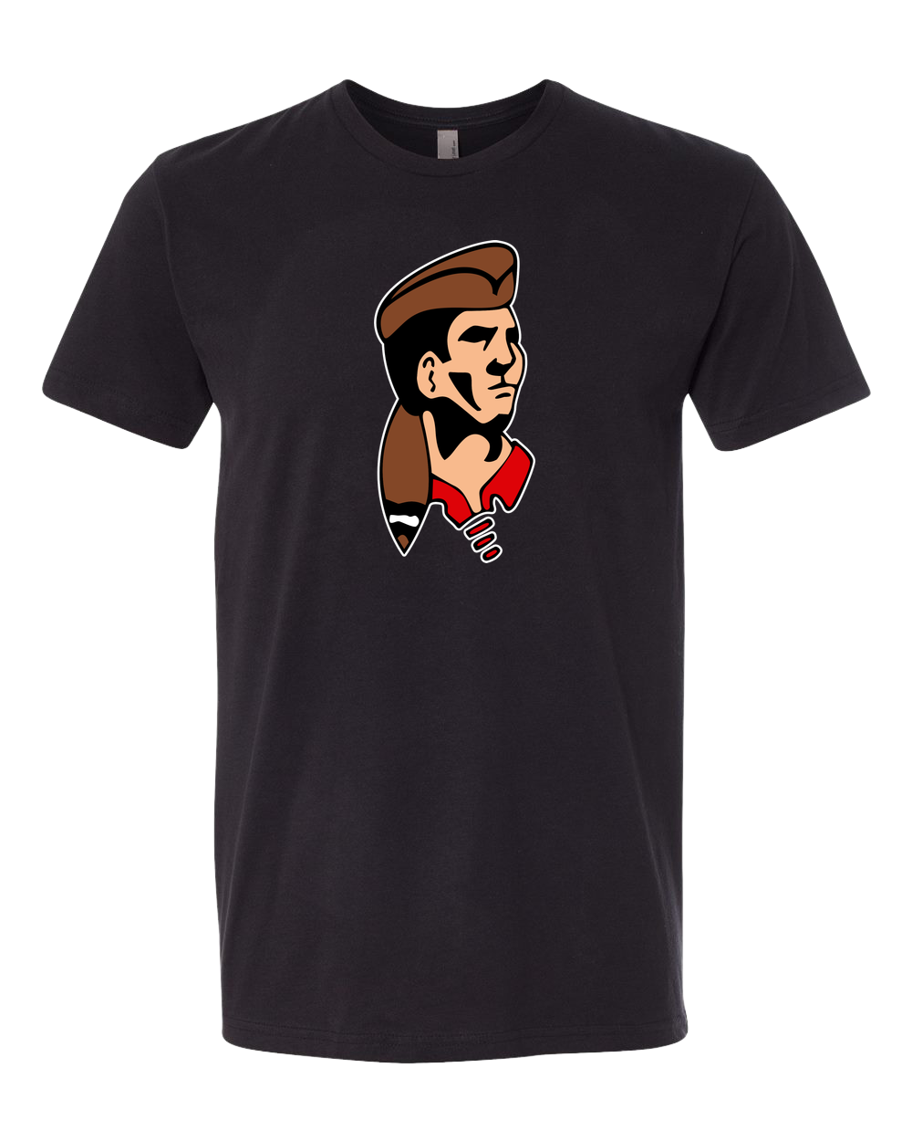 Logan Baseball - Black T-Shirt - Full Front