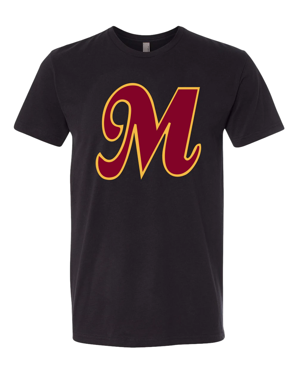 Mankato Area Youth Baseball Association - Black T-Shirt - Full Front
