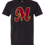 Mankato Area Youth Baseball Association - Black T-Shirt - Full Front